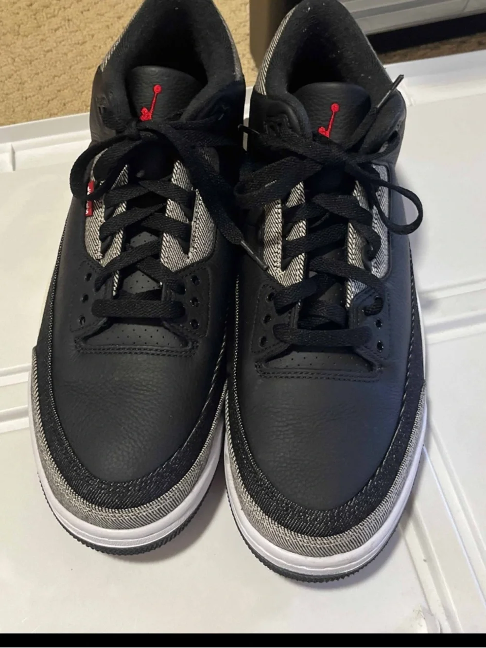 Nike Air Jordan 3 x Levi's Retro SP 'Black Denim' IR0914-400 Men's Size 11